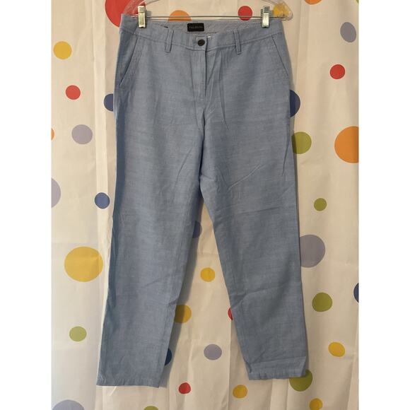 NEW Talbots Size 4 Relaxed Chino Blue - Picture 7 of 9